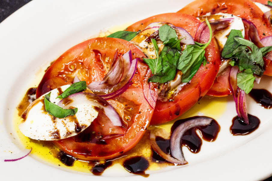 The Caprese salad