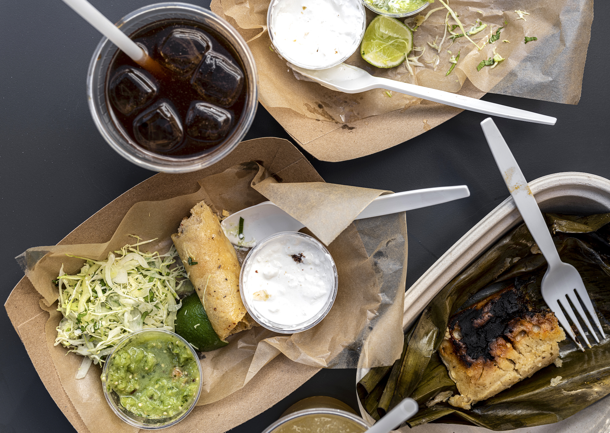 The fish flauta and other takeout favorites from Ditroit.