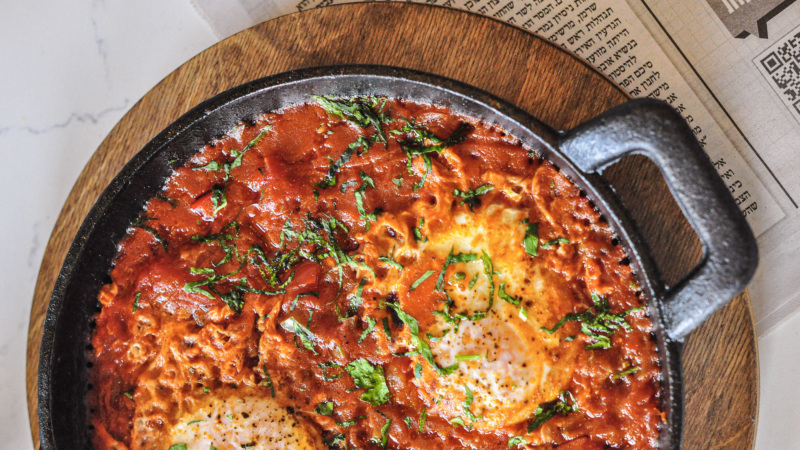 Shakshuka is part of the bevy of breakfast offerings at Abba. // Photo courtesy of Abba Telavivian Kitchen