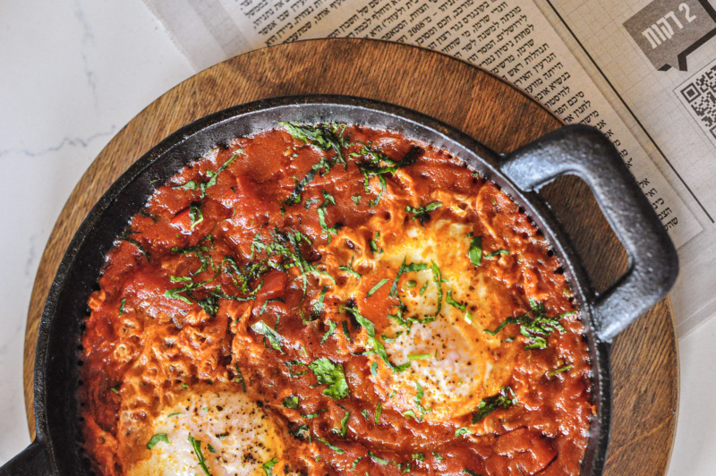 Shakshuka is part of the bevy of breakfast offerings at Abba. // Photo courtesy of Abba Telavivian Kitchen