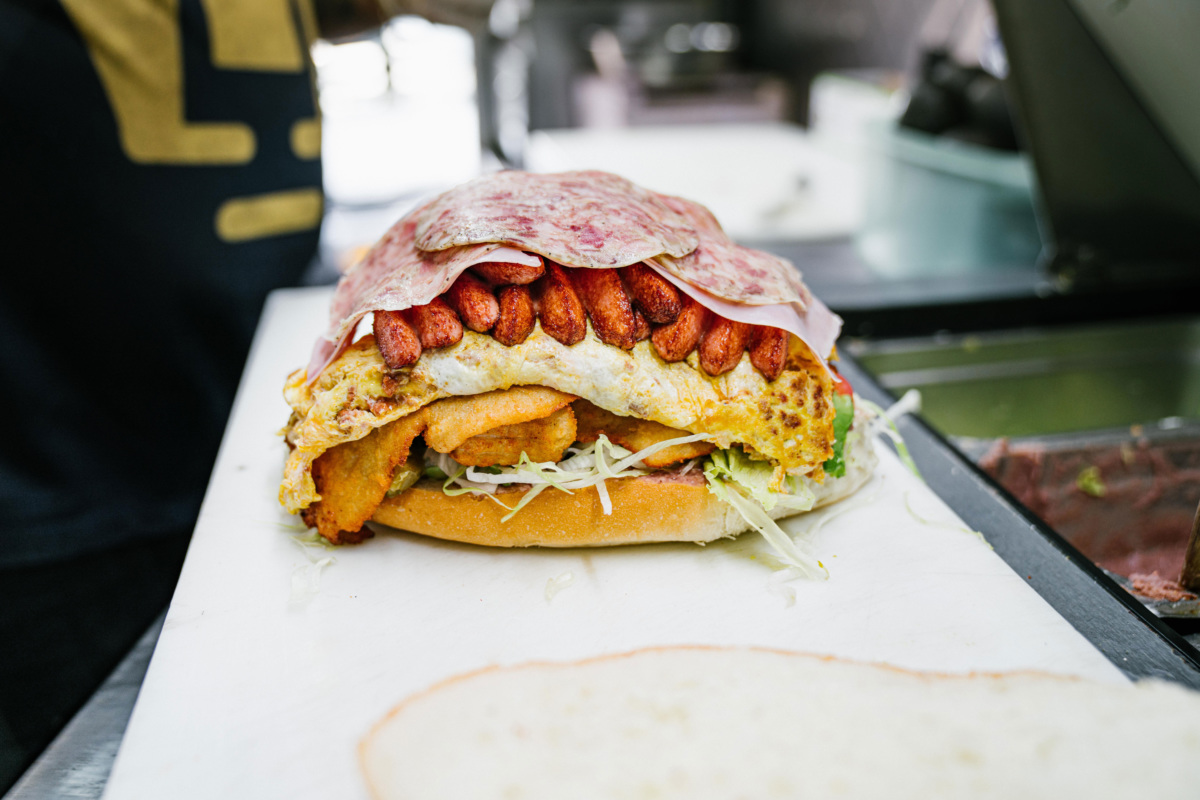 The Making of the Pumas Torta at Tortas Neza — Resy Right This Way