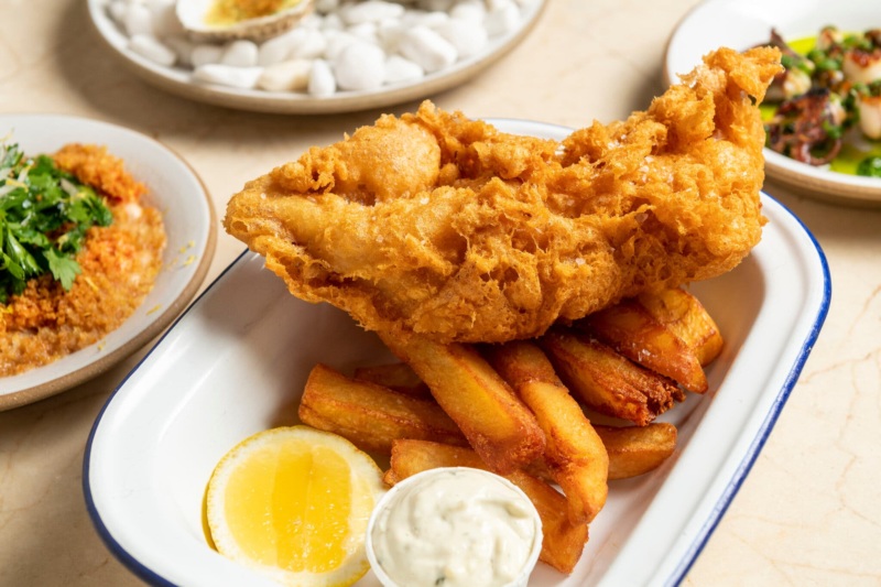 Dame's fish and chips put the restaurant on the map when they were a pop-up, just next door.