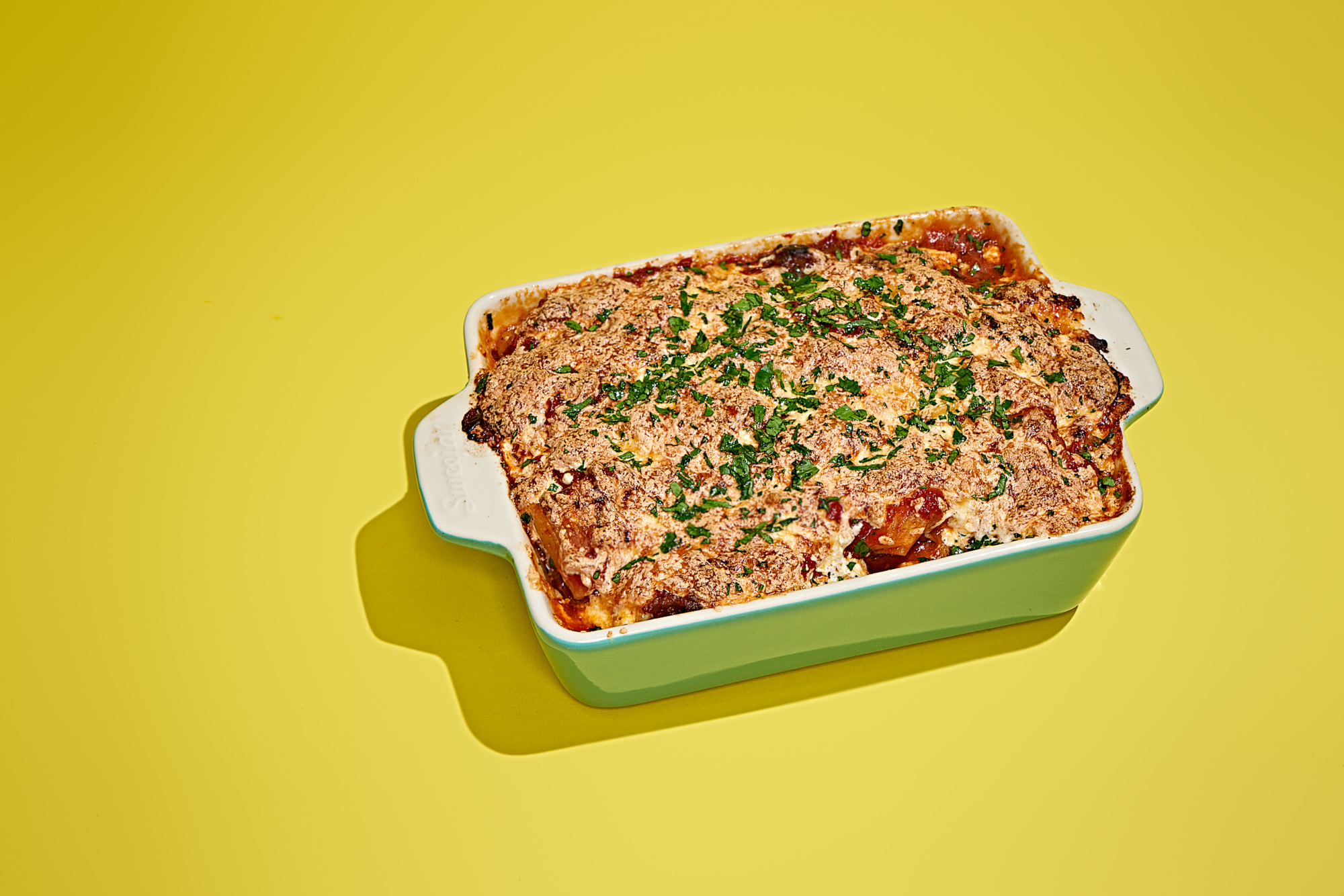 The mostaccioli is Baxtrom's take on a baked ziti.