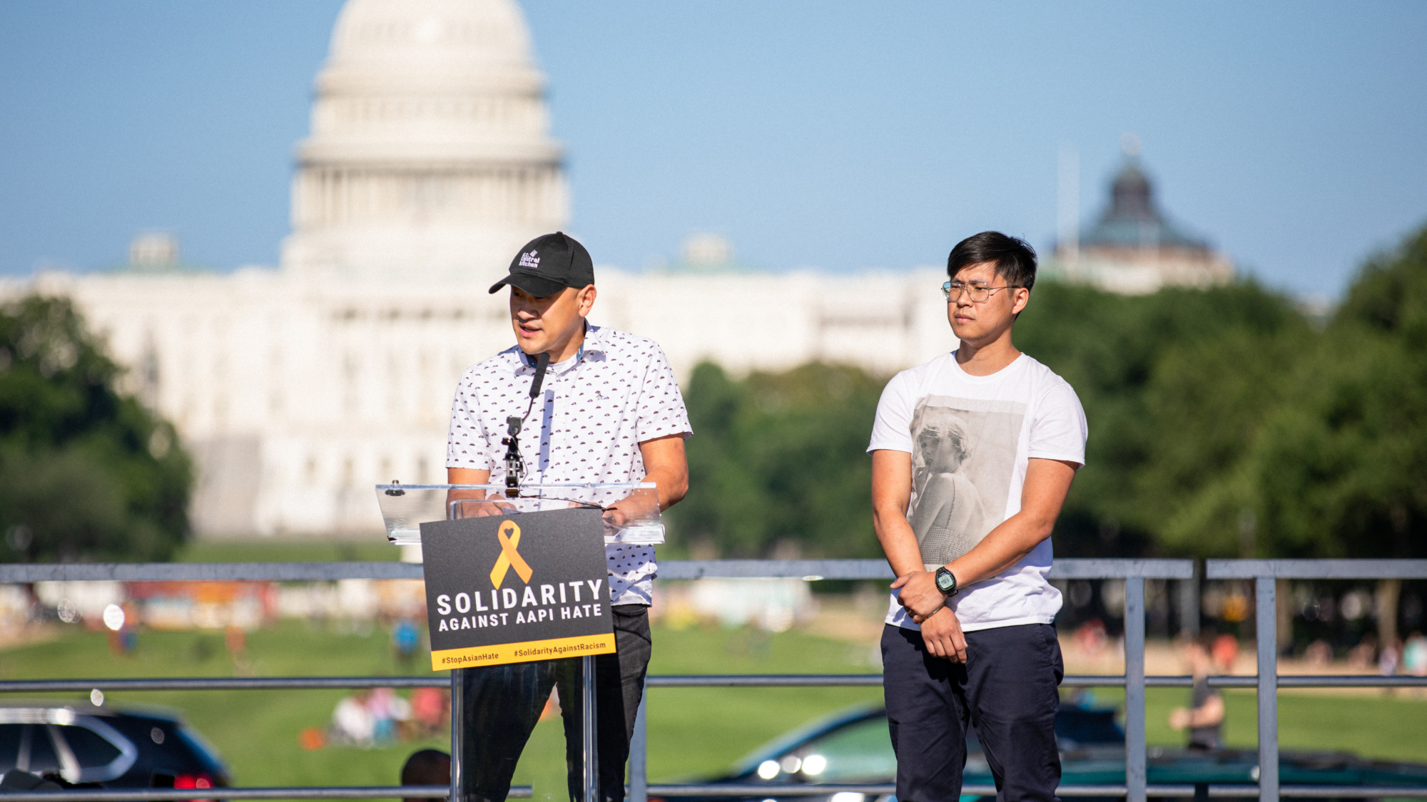 Chefs Stopping AAPI Hate founders Tim Ma (left) and Kevin Tien (right).