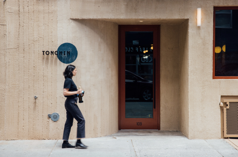 The exterior of the new Tonchin Brooklyn.