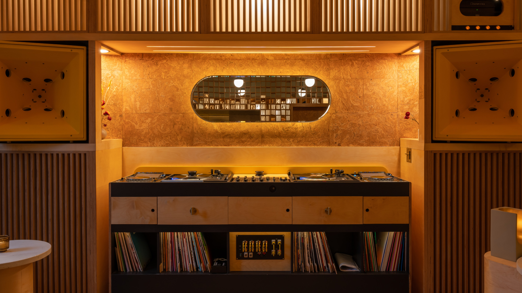 Sound is the biggest feature at this listening room/bar in Greenpoint, Brooklyn.