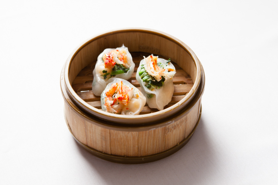 Crystal shrimp dumplings from Jing Fong