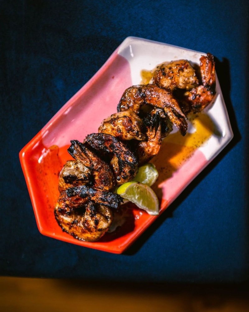 The Omani shrimp dish at Maydān in D.C.