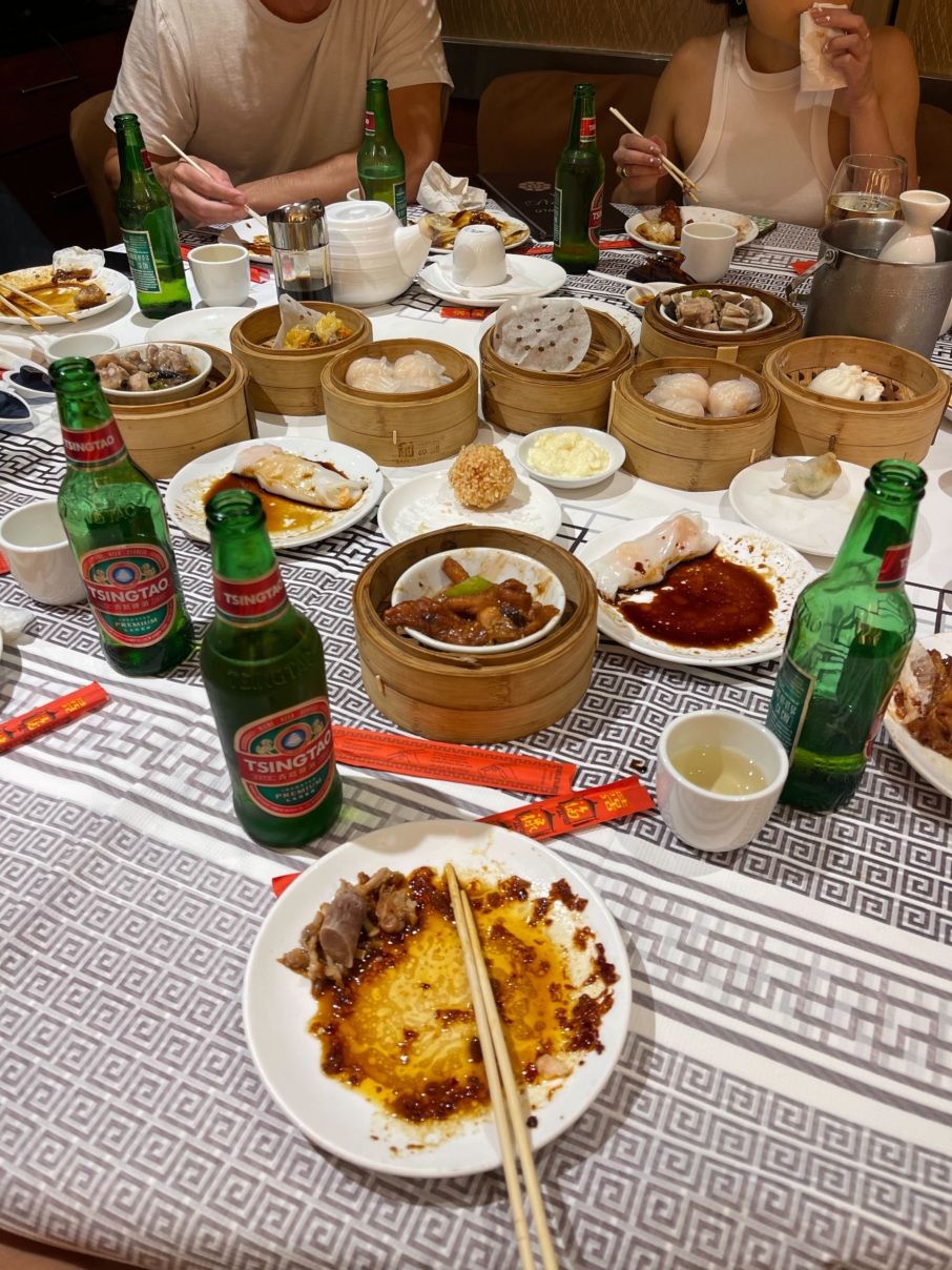 A spread of dishes from Ping's