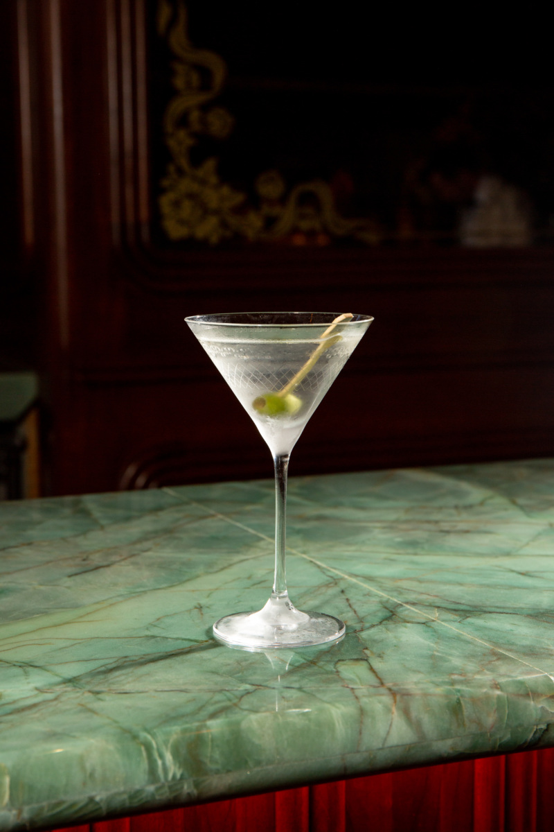 A gin martini
