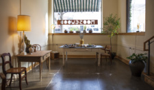 Inside Moosewood restaurant in Ithaca, N.Y.