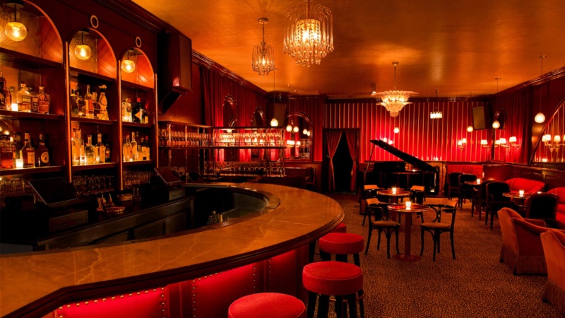 Inside The Nines, a cocktail bar in Noho, New York.