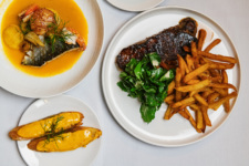 A few dishes from La Brasserie
