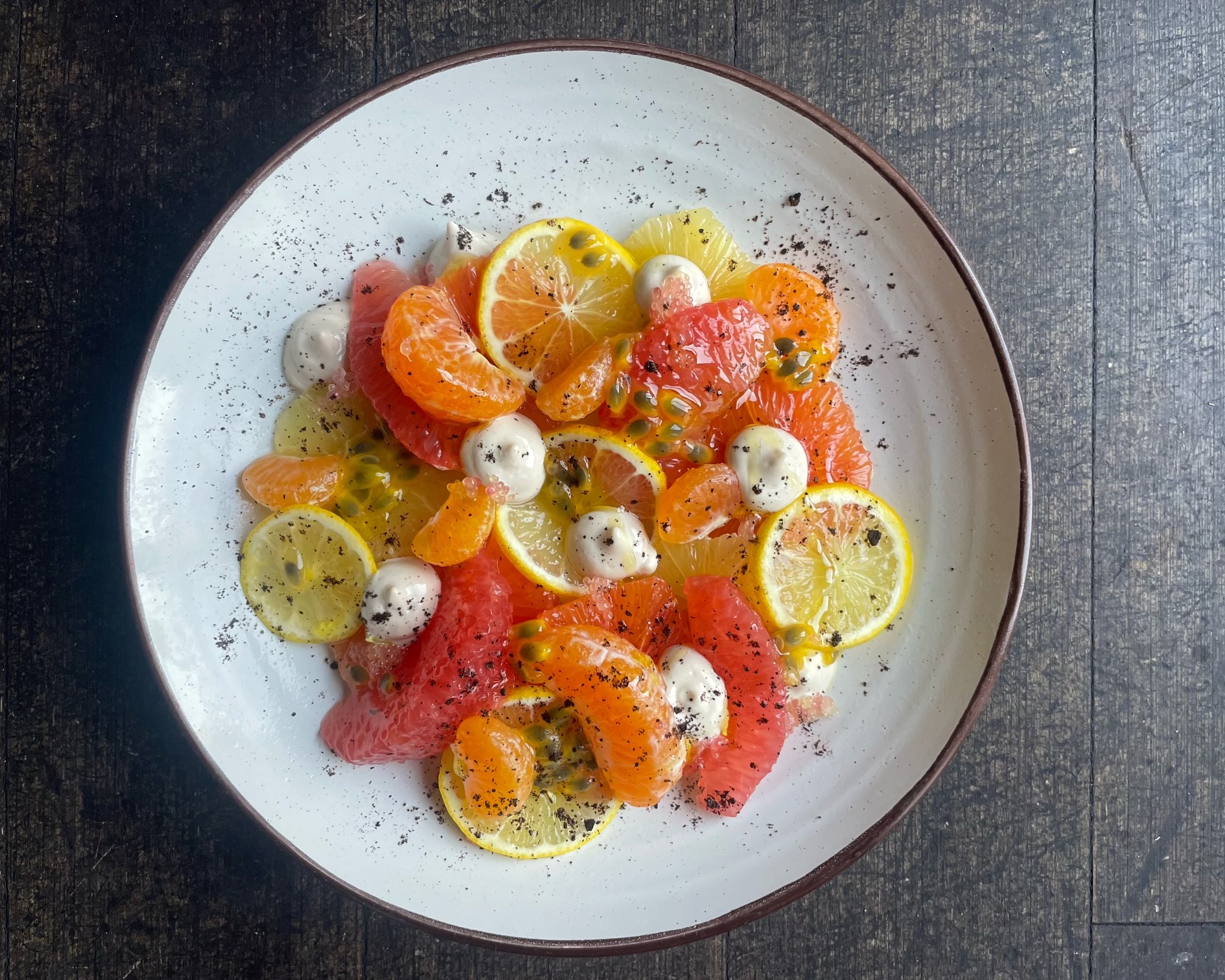 Rustic Canyon's persimmon and citrus salad.
