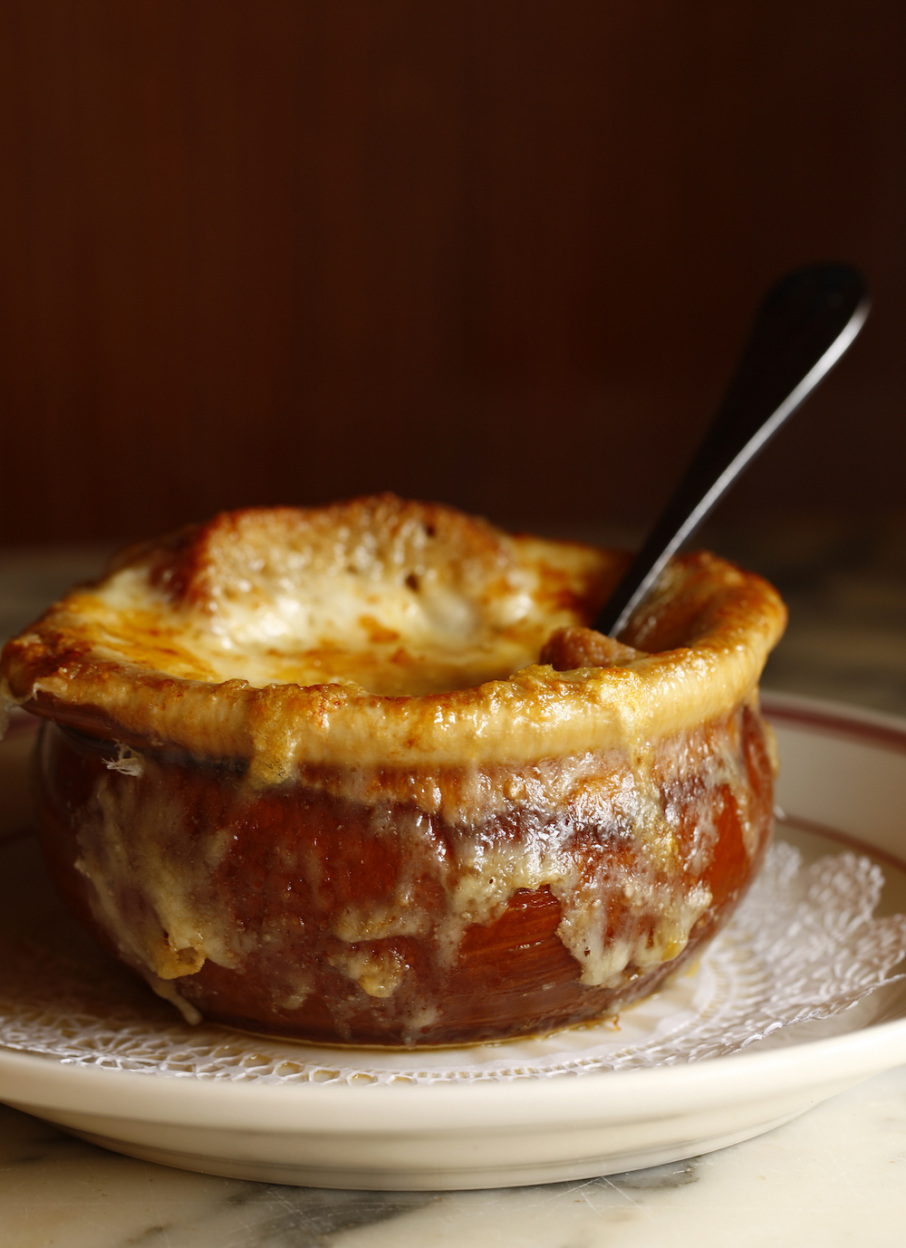 Le Diplomate's French onion soup.