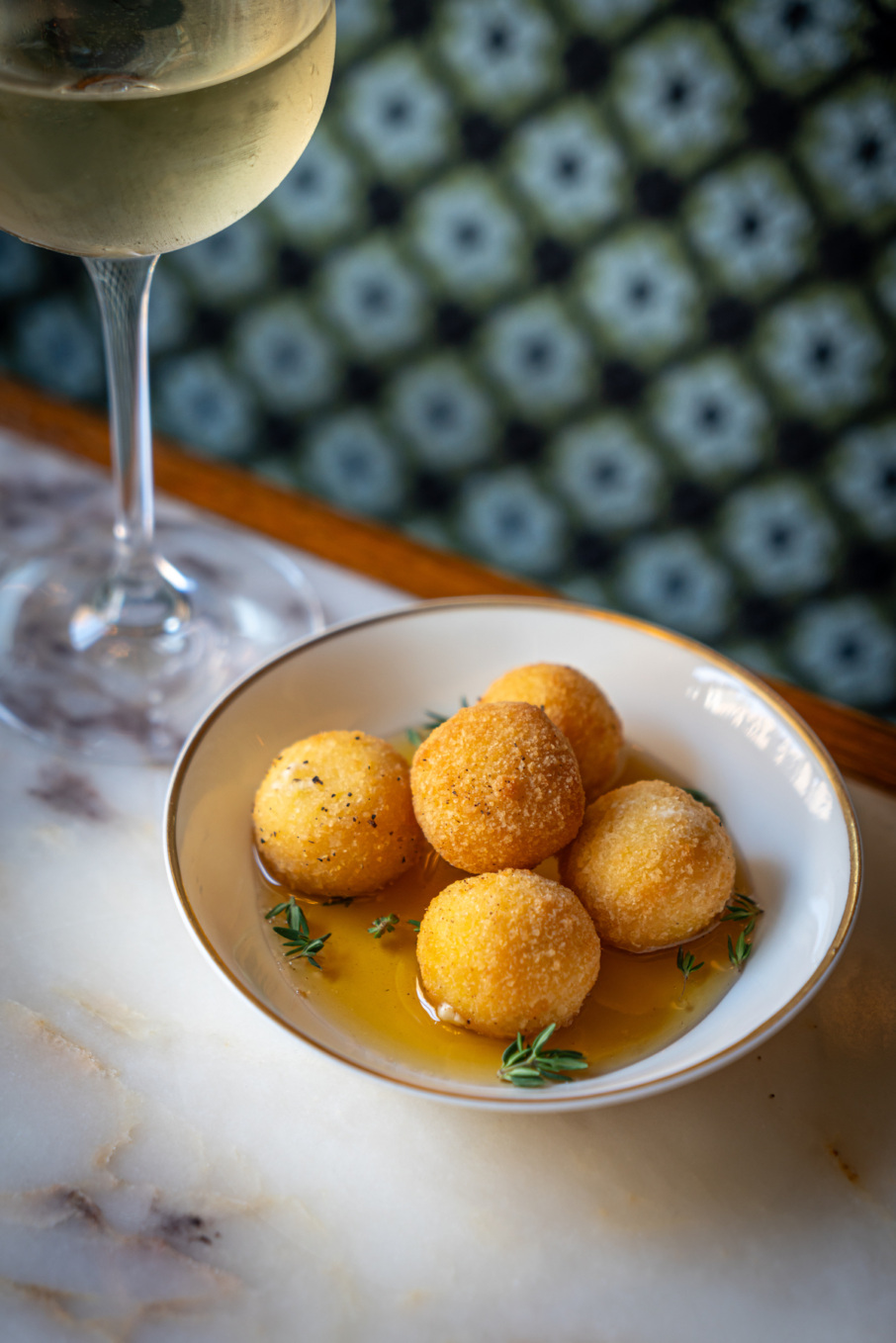 Goat cheese croquettes from Café Chelsea