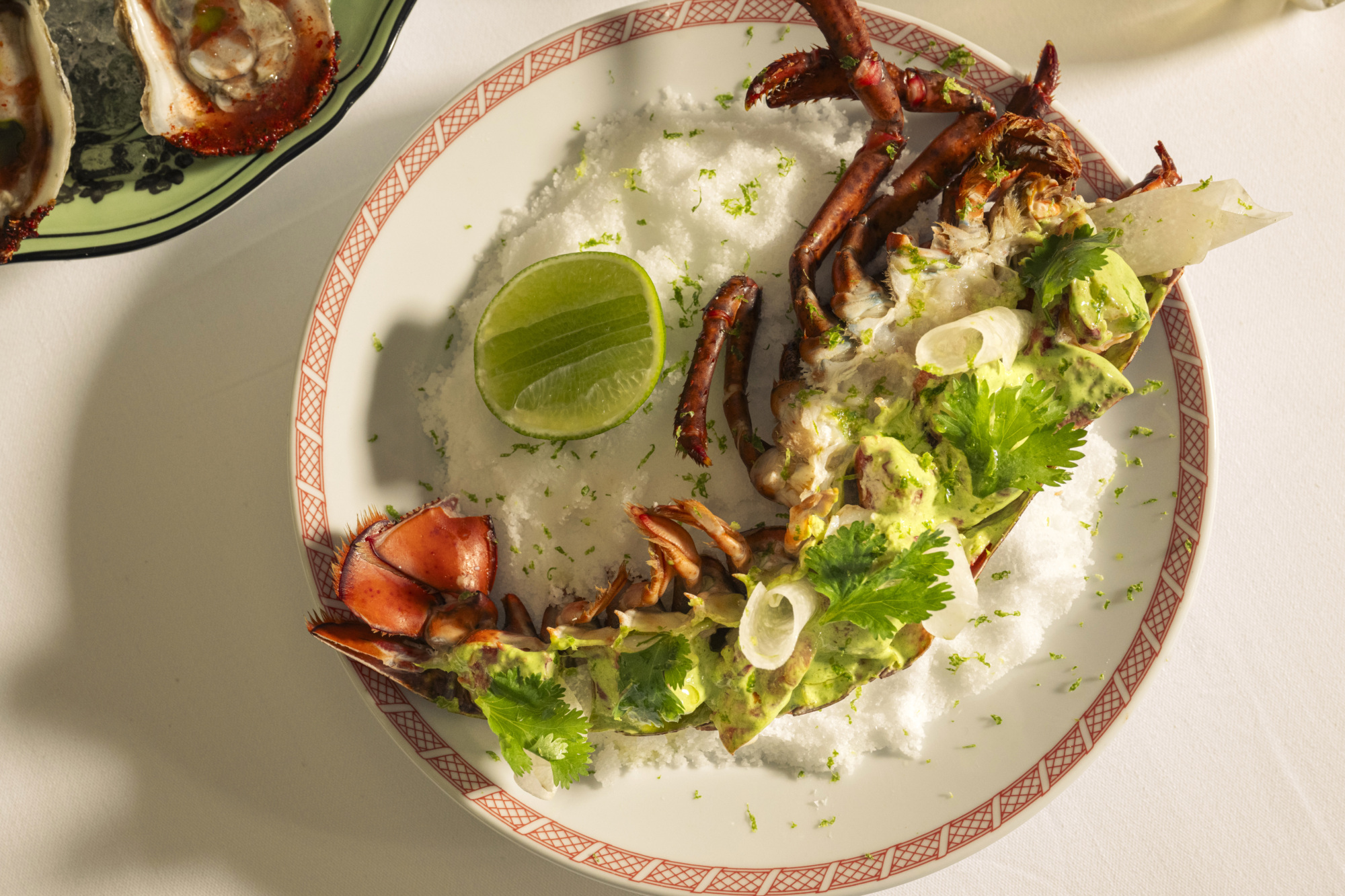 Chilled lobster diosa verde