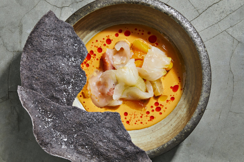 A seafood dish at Pascual