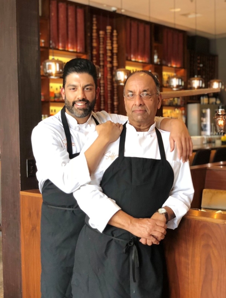 Chefs Arvinder Vilkhu and Ashwin Vilkhu of Saffron in New Orleans