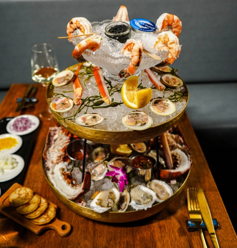 Siren Oyster Bar seafood tower