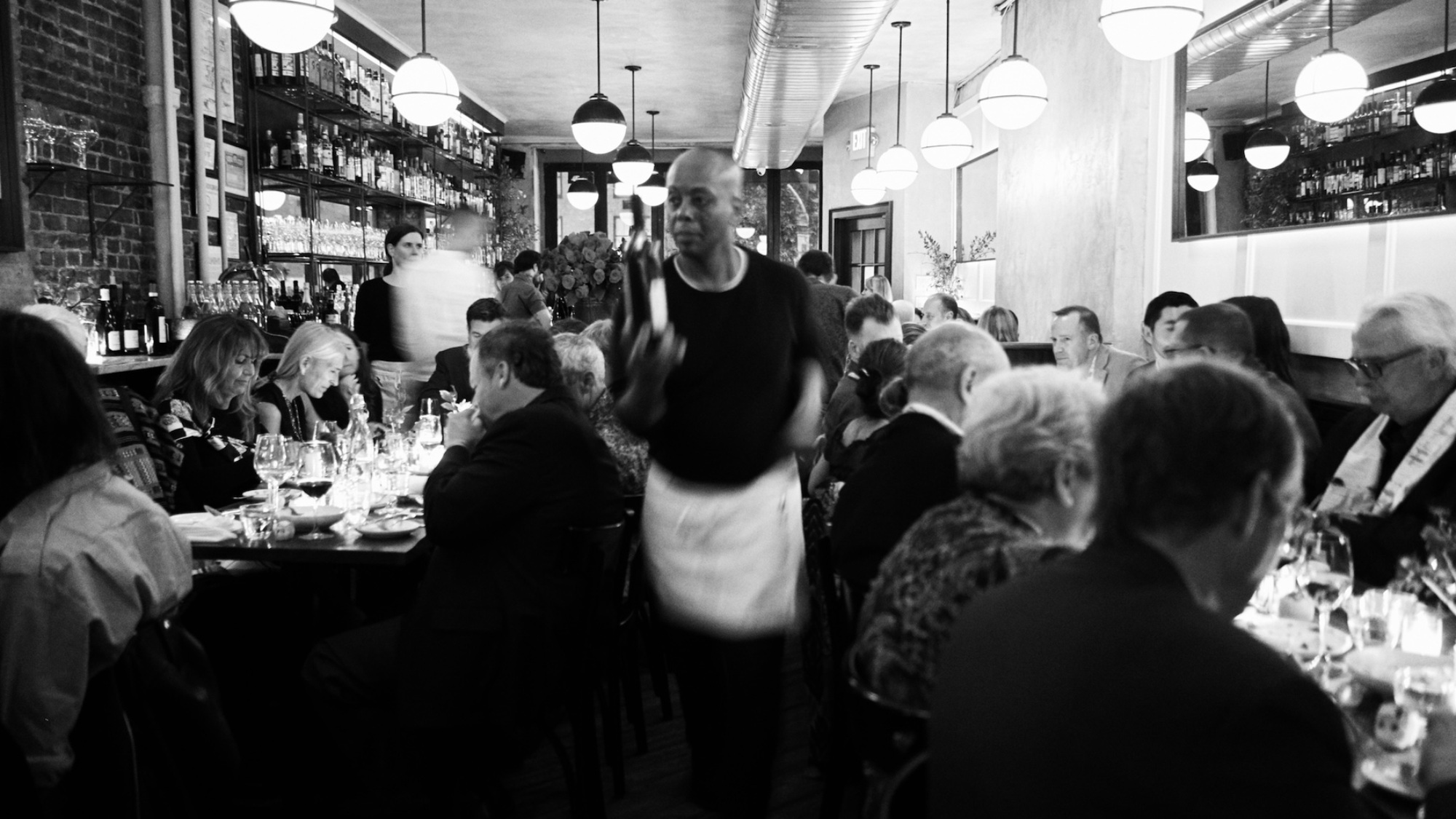 A busy night at Estela