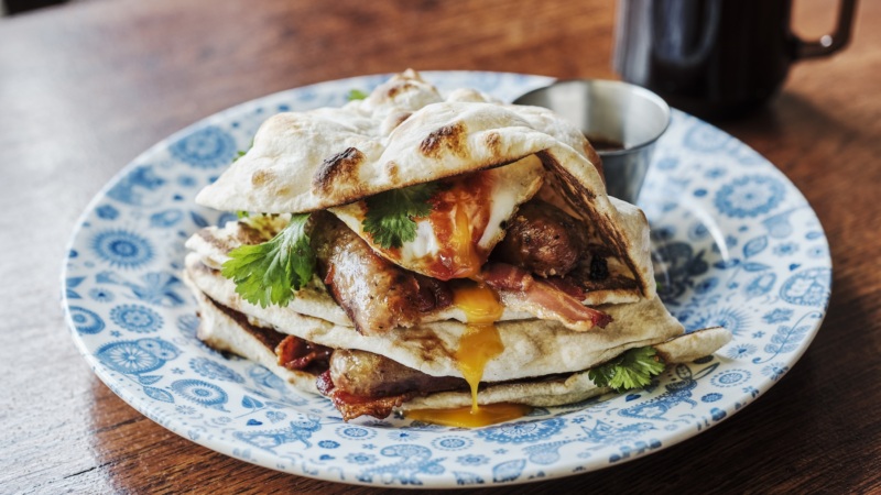 Wrestlers naan roll from Dishoom