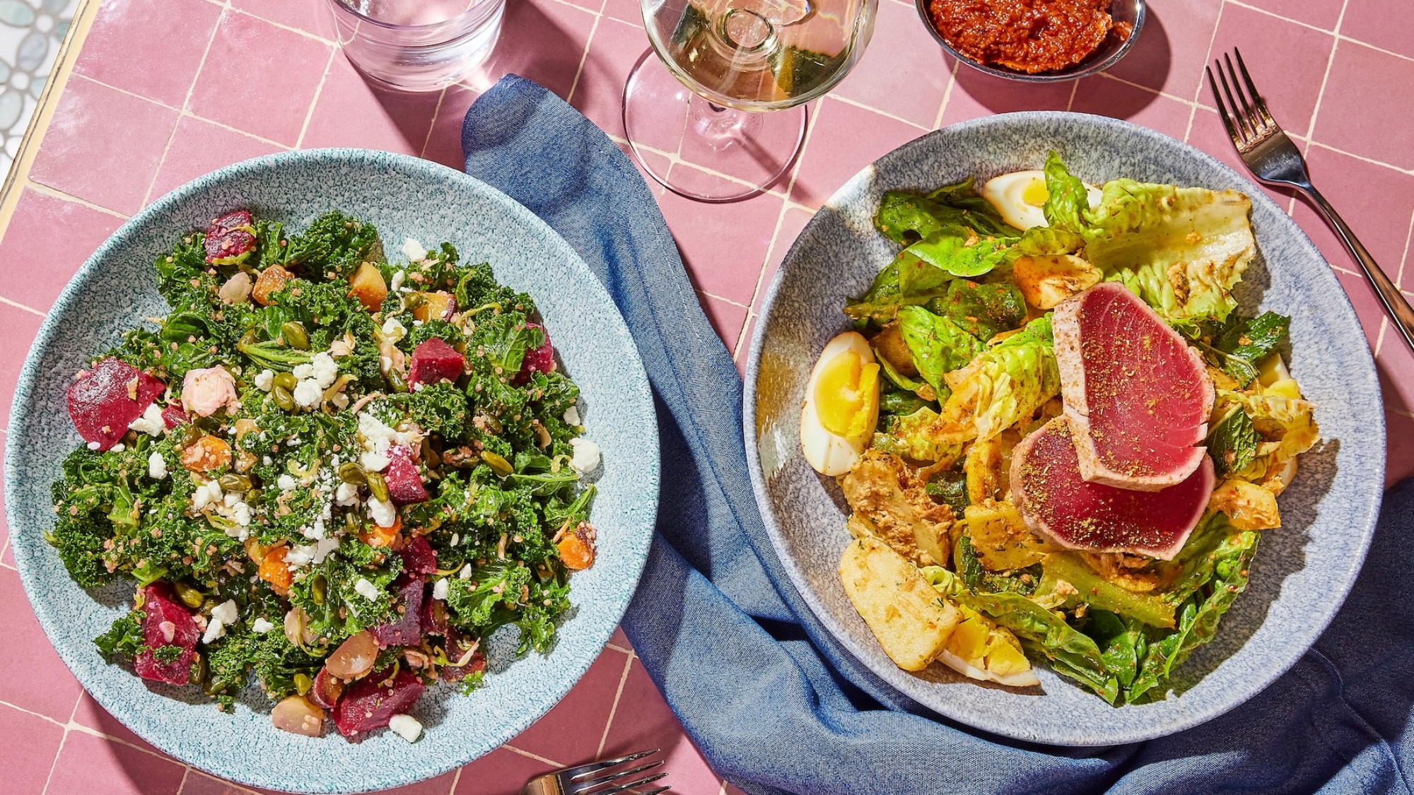 Salads from K'Far Brooklyn