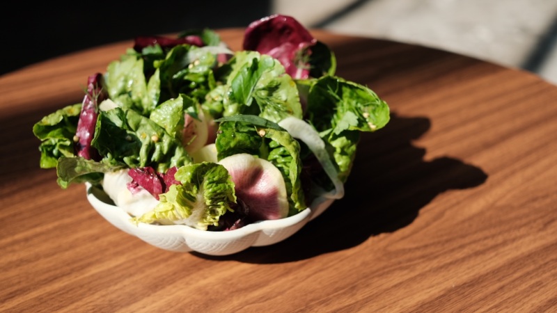 Rule of Thirds' hot honey gem salad