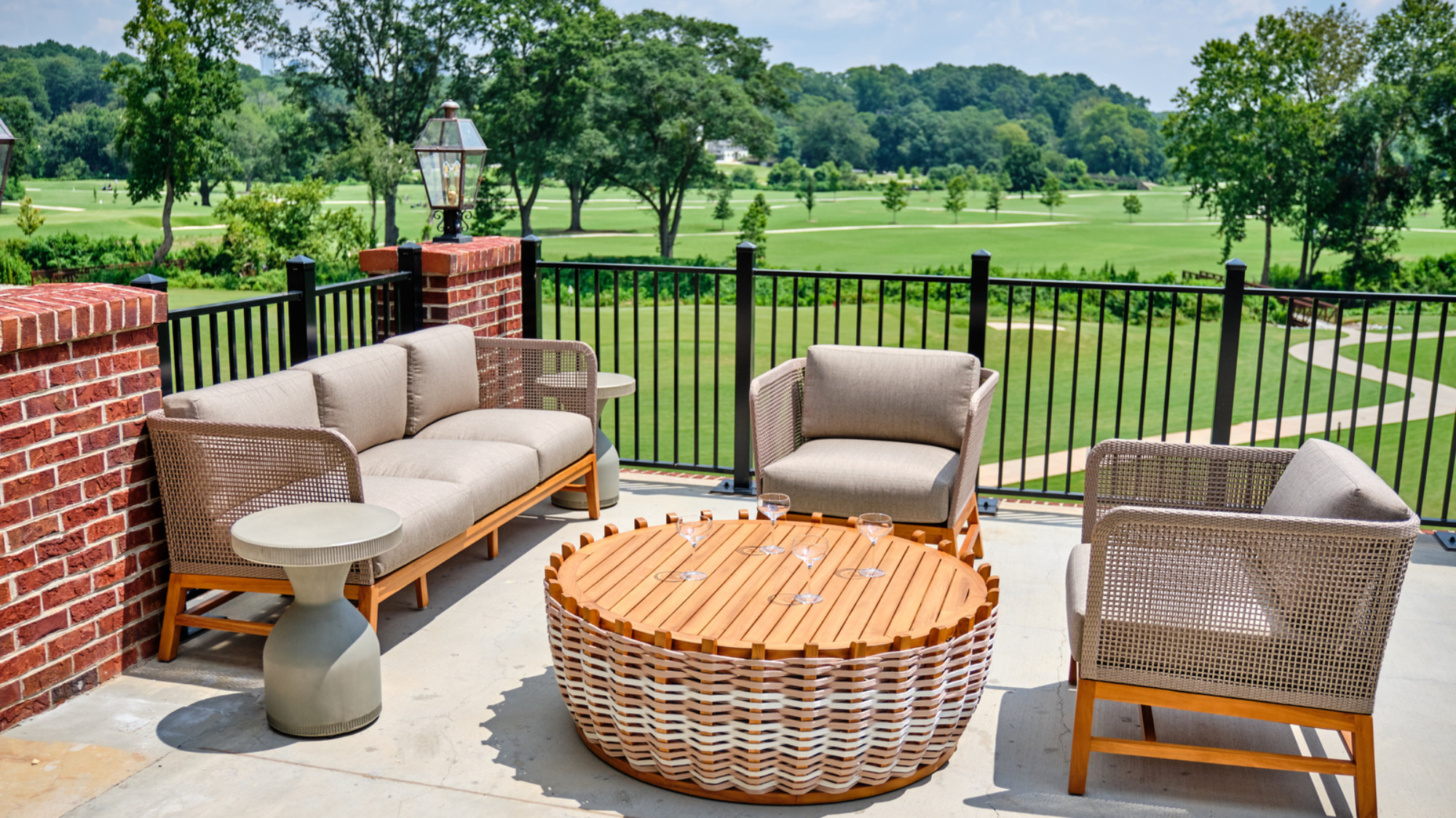 Boone's outdoor setup