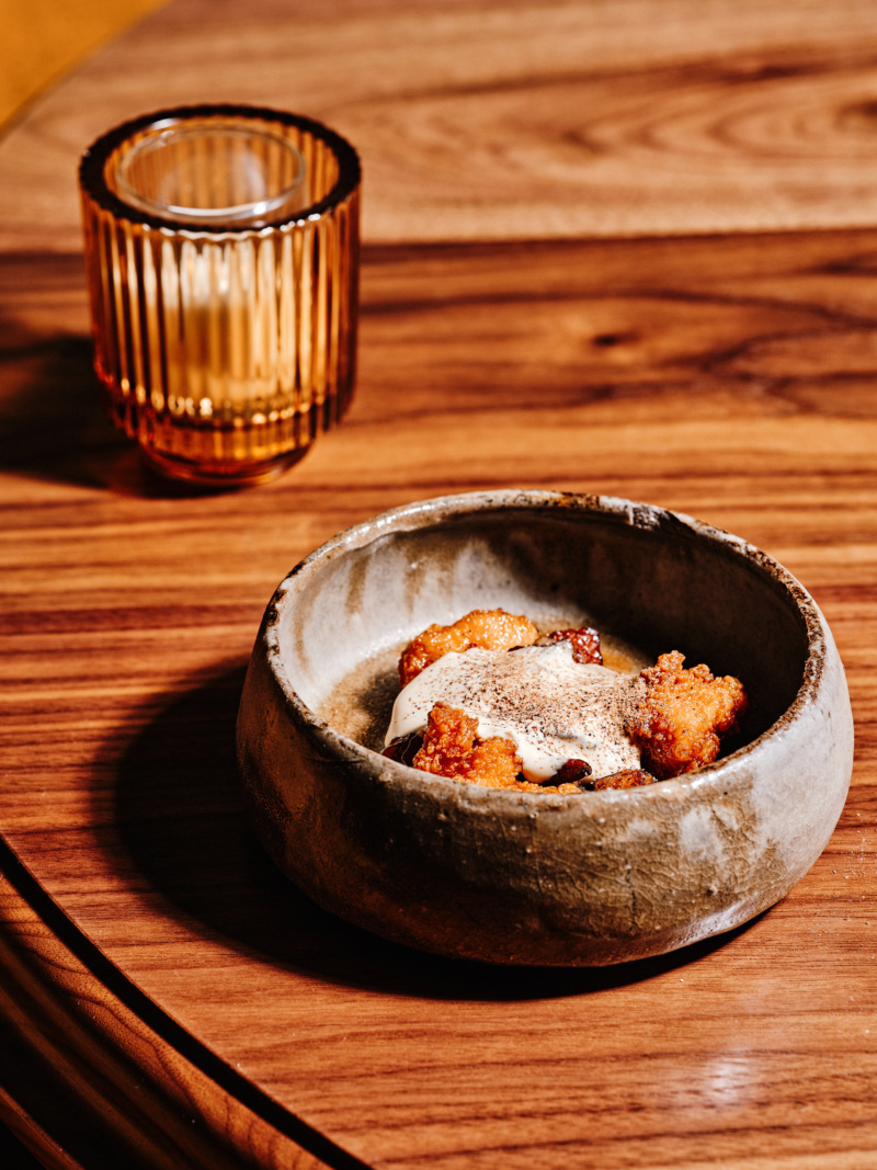 Friday Saturday Sunday sweetbreads dish