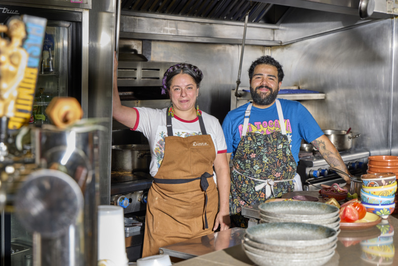 Mi Tocaya Antojería chefs Diana Dávila and Derek Serrano