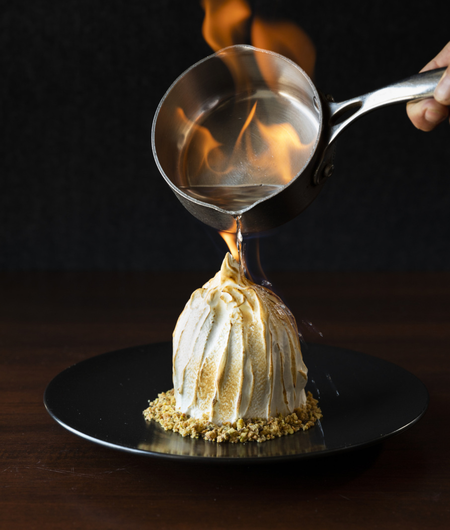 Bludorn baked Alaska