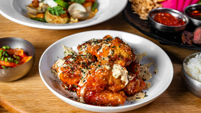 Anju's double-fried chicken
