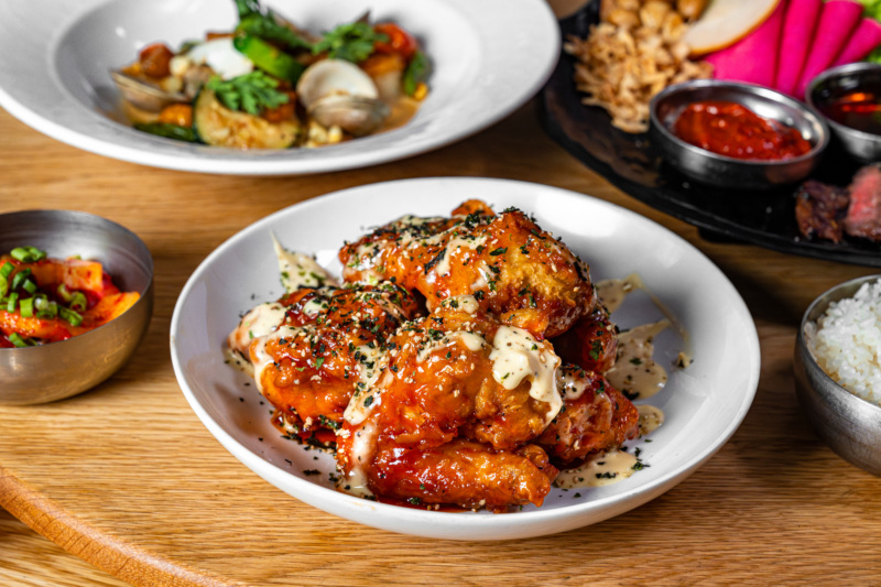 Anju's double-fried chicken