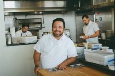 Chef Michael Ferreri in the Irwin's kitchen