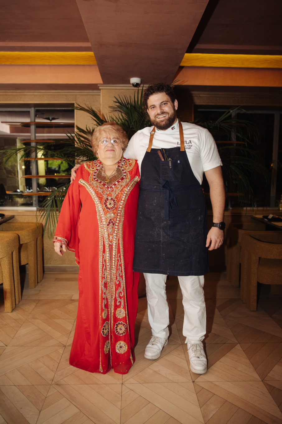 Chef Chris Sayegh and his grandmother