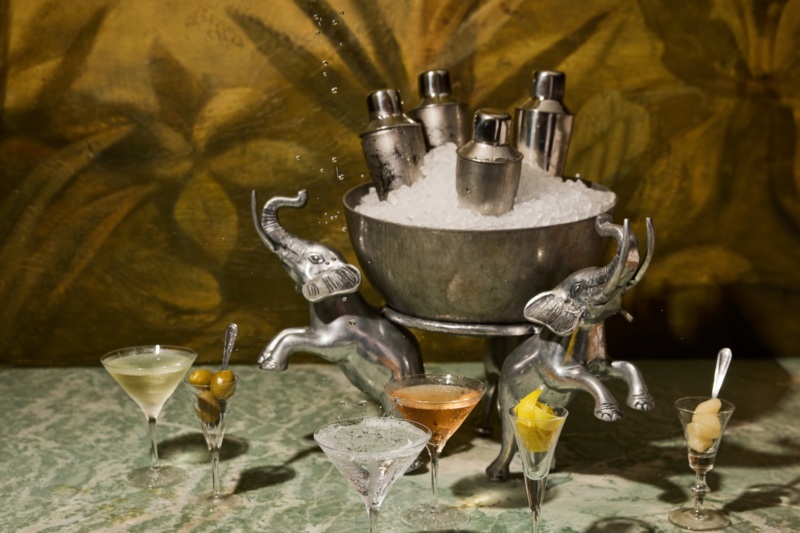 Sunny's martini service