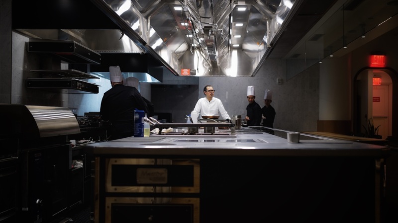 Chef César Ramirez at his eponymous restaurant