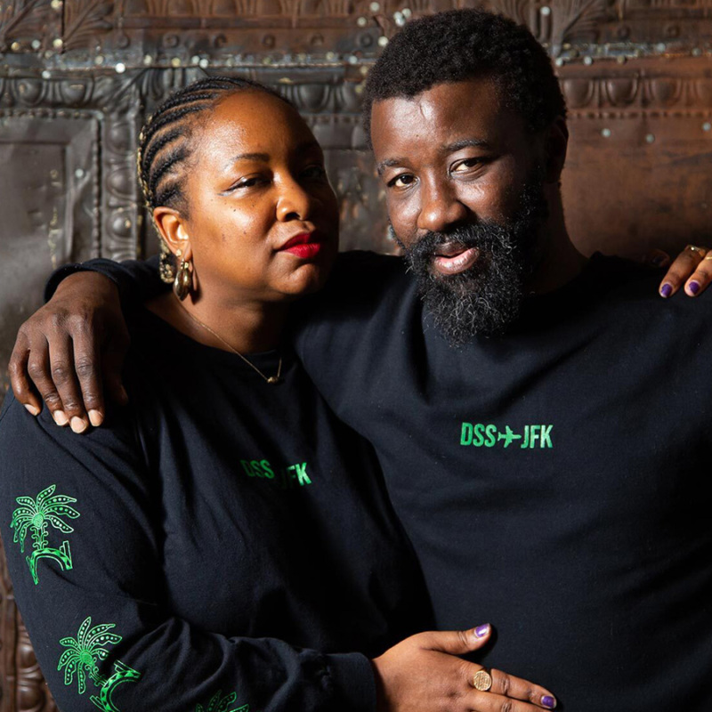 Cafe Rue Dix owners Nilea Alexander and Lamine Diagne.