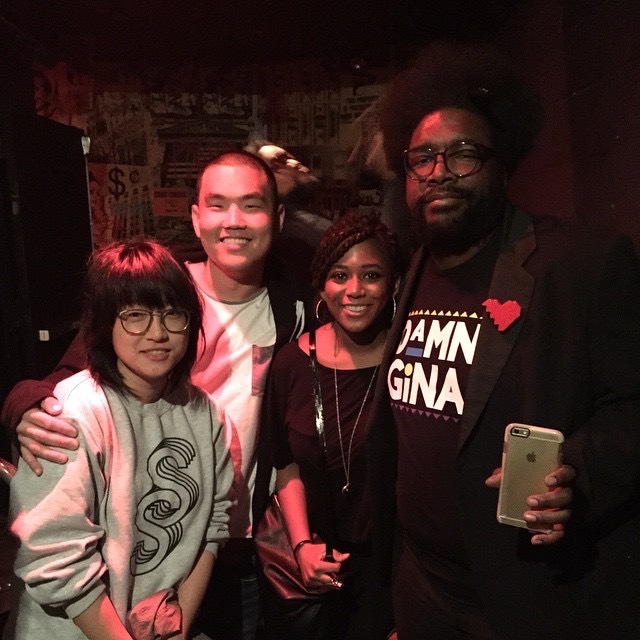 Sam Yoo meeting Questlove
