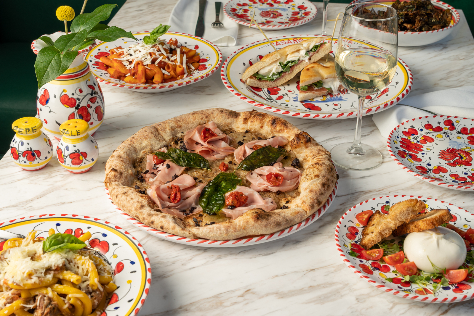 Casaro Osteria spread