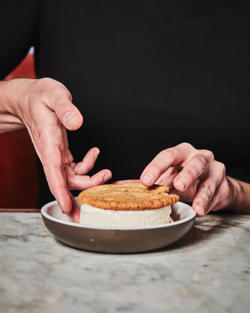 The Chloe ice cream sandwich