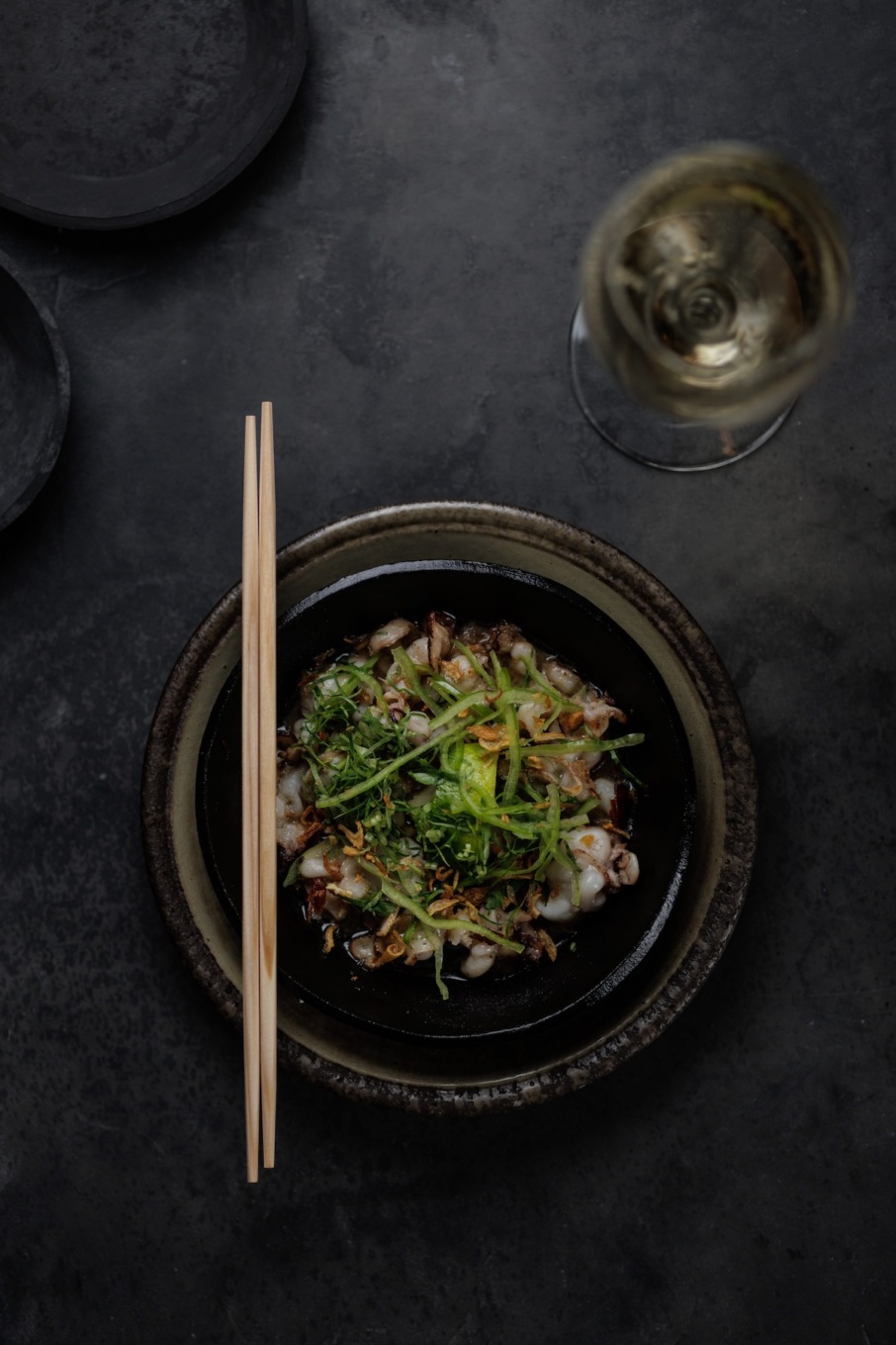 Sizzling jalapeño octopus from Bar Masa