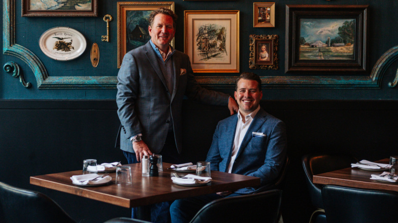 Jon Farrer with Ballyhoo Hospitality founder Ryan O'Donnell