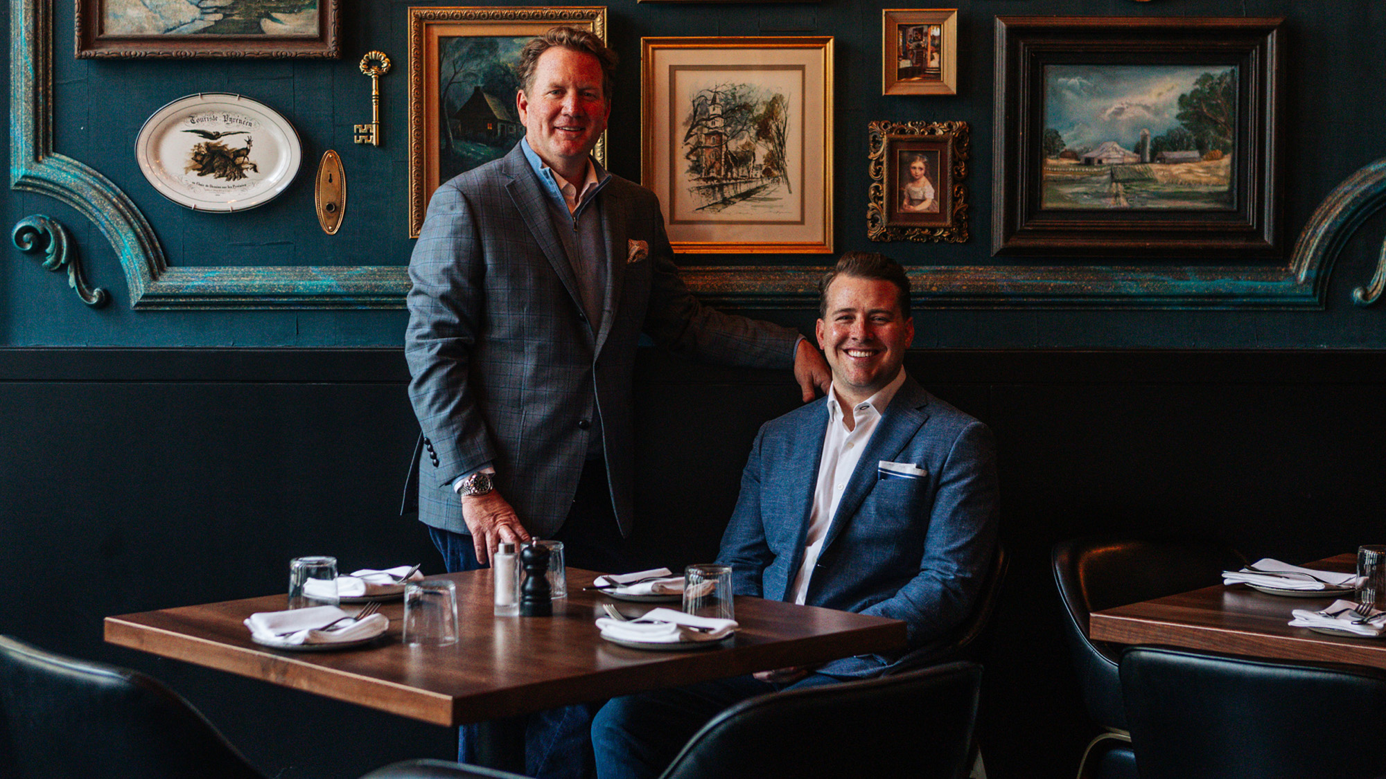 Jon Farrer with Ballyhoo Hospitality founder Ryan O'Donnell