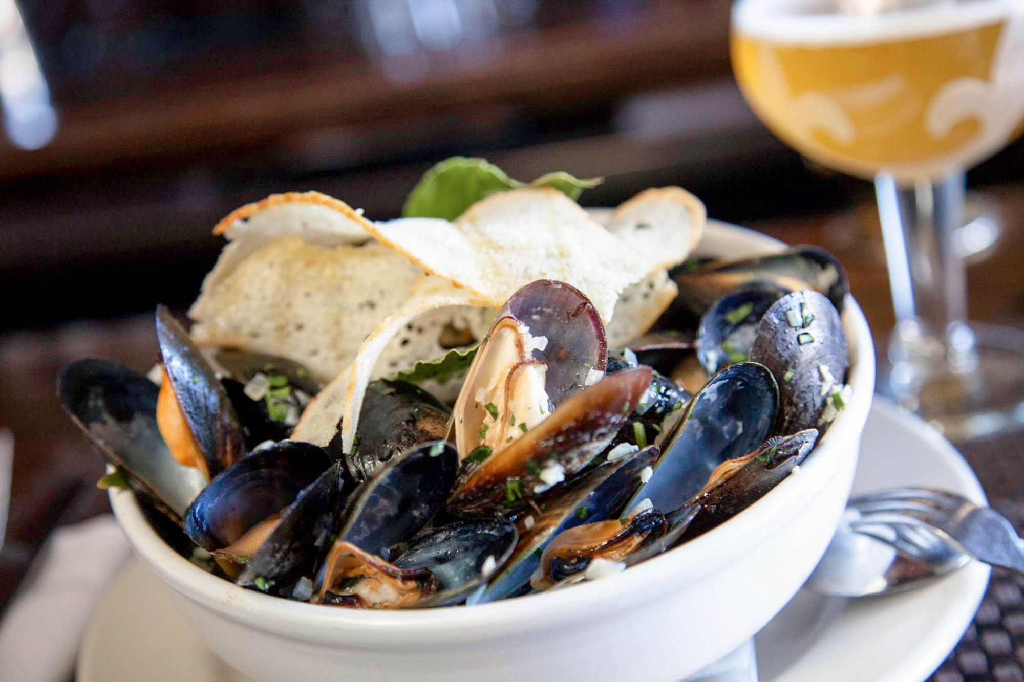 Mussels at Bistro Campagne
