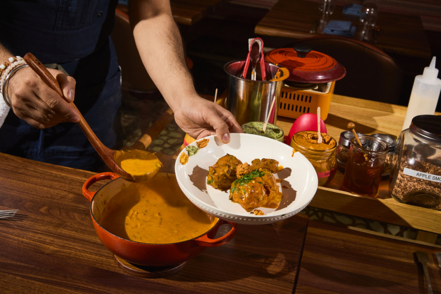 The butter chicken experience at Adda