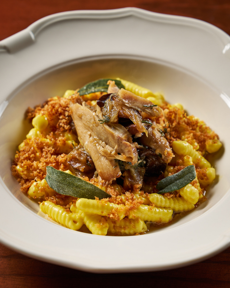 Saffron cavatelli at Saverne