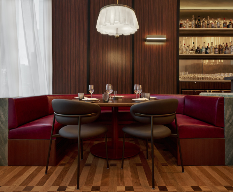 The West dining room at Saverne