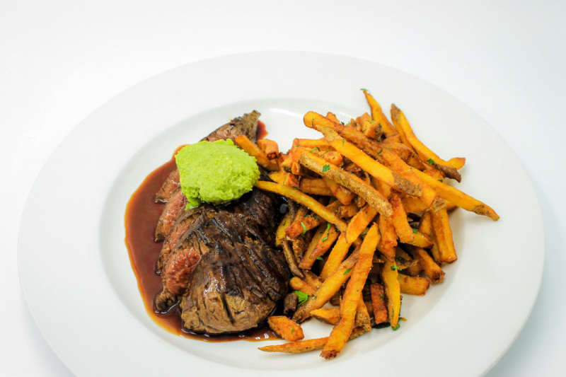 Steak frites at Bistro Campagne
